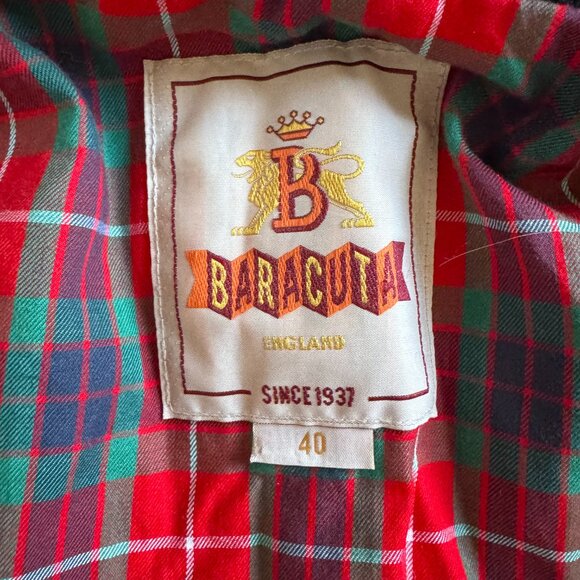 Baracuta Jacket Waxed G4 Deep Cobalt - AUTHENTIC Size 40 Medium - Picture 4 of 6